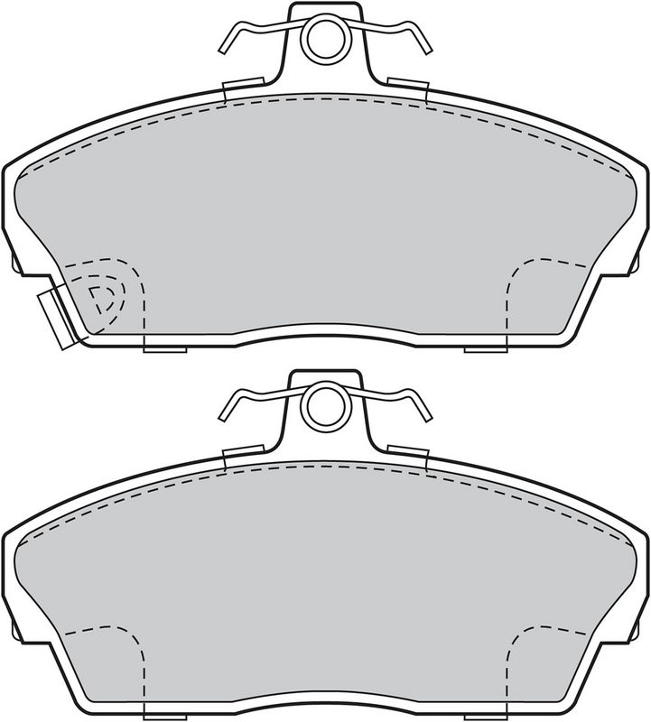 VALEO 598022 Stabdžių kaladėlių komplektas