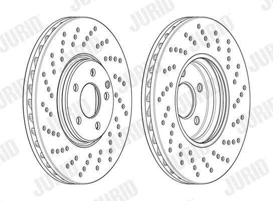Гальмівний диск, Jurid 562404JC-1