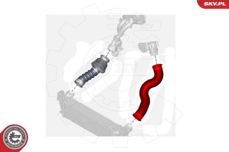 ESEN SKV 24SKV574 Charge Air Hose
