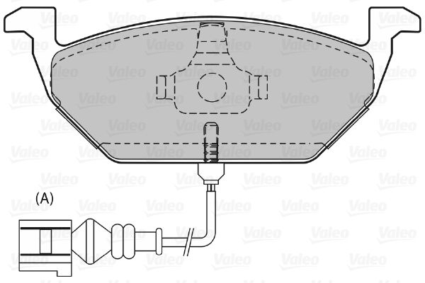 VALEO 598332 Brake Pad Set, disc brake