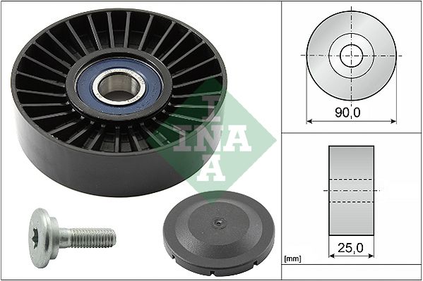 Schaeffler INA Szíjtárcsa/vezetőgörgő, hosszbordás szíj 532 0138 10