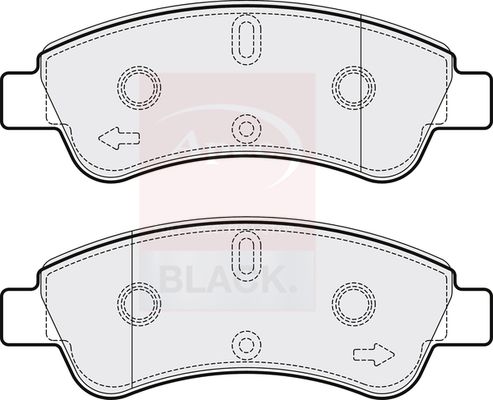 APEC Brake Pad Set, disc brake PAD1269B