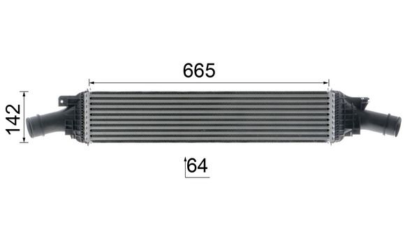 MAHLE CI 170 000P Charge Air Cooler