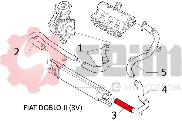 SEIM 981203 Charge Air Hose