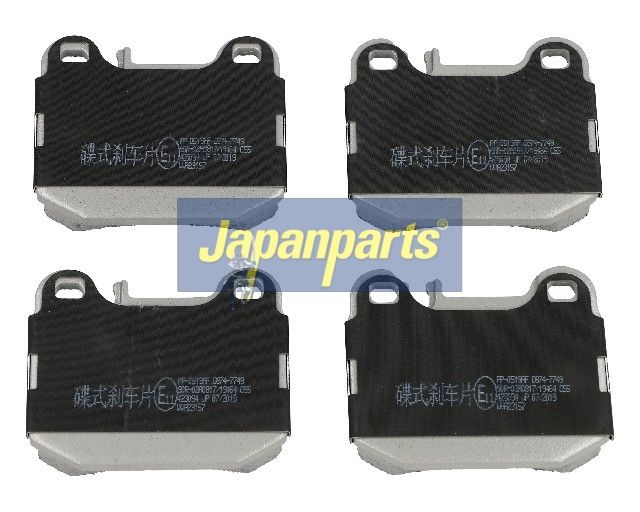 JAPANPARTS Stabdžių trinkelių rinkinys, diskinis stabdys