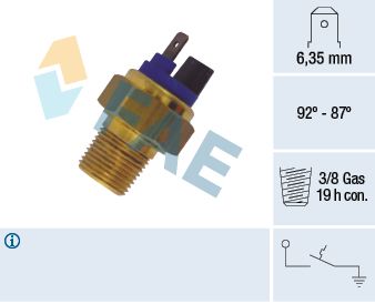 FAE hőkapcsoló, hűtőventilátor 37651