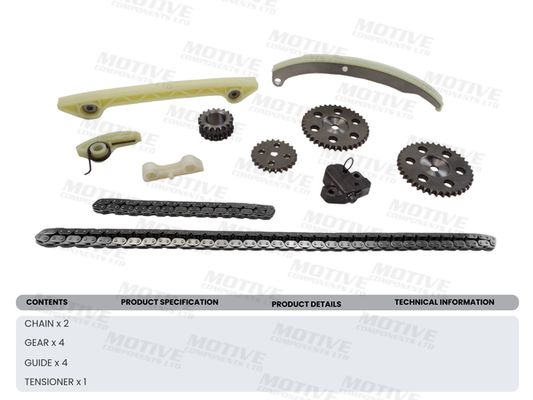 MOTIVE TCK206 Timing Chain Kit