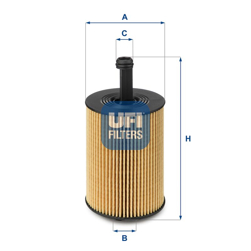UFI Oil Filter 25.023.00