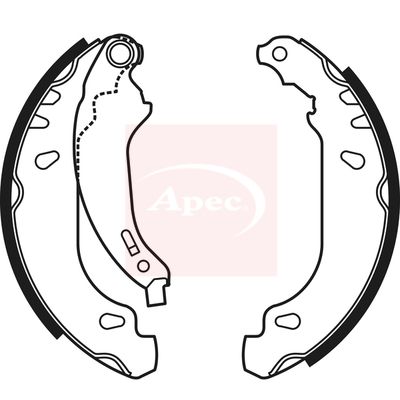 APEC Brake Shoe Set SHU607