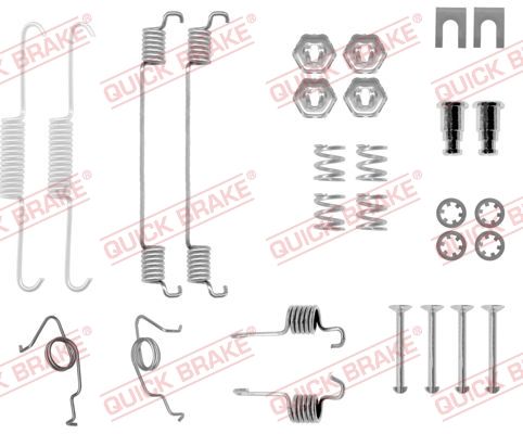 Комплект приладдя, гальмівна колодка, Quick Brake 105-0626