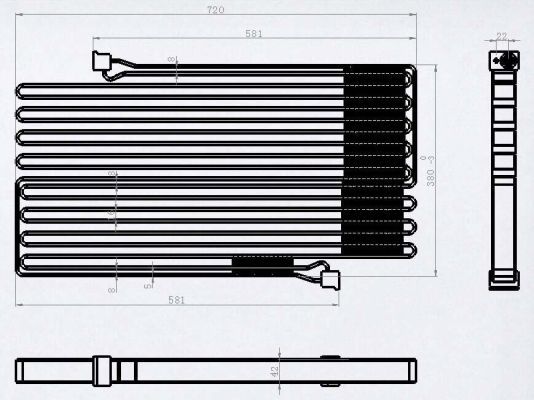 NRF 35472 Condenser, air conditioning