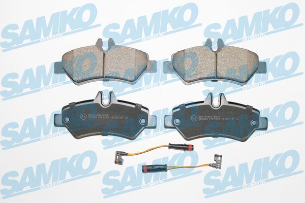 Комплект гальмівних накладок, дискове гальмо, Samko 5SP1293