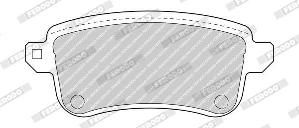 FERODO FDB4699 Brake Pad Set, disc brake