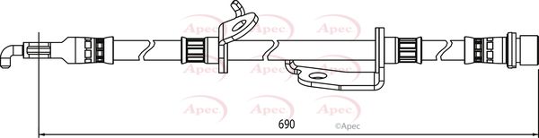 APEC Brake Hose HOS4127