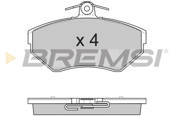 Гальмівні колодки пер. VW Polo 95-02/Golf 91-06 (TRW)