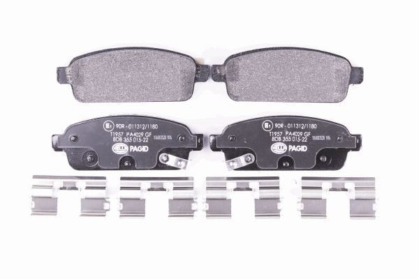 HELLA 8DB 355 015-221 Brake Pad Set, disc brake