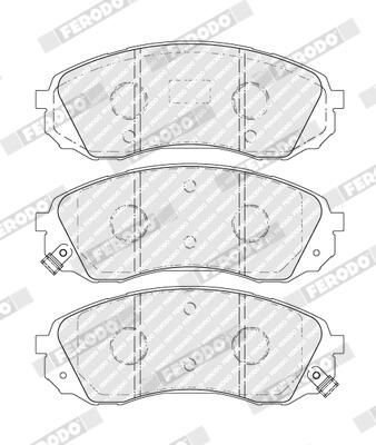 FERODO FVR5115 Brake Pad Set, disc brake