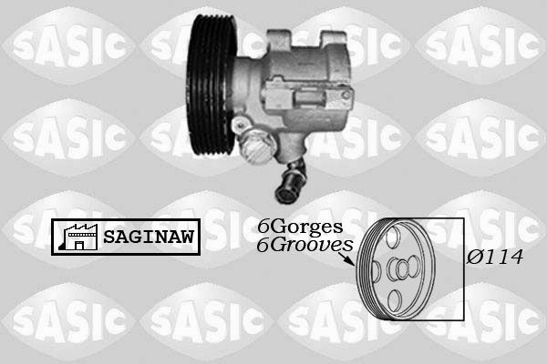 Гідравлічний насос, механізм рульового керування, Sasic 7070017