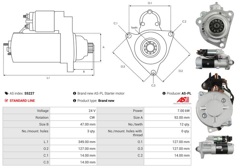 AS-PL S5227 Starter