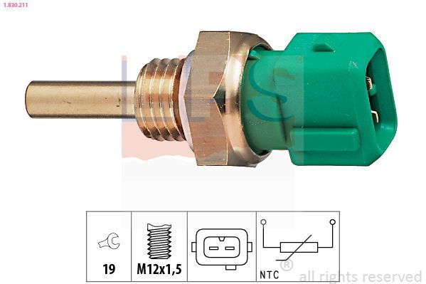 Sensor, temperatura del refrigerante