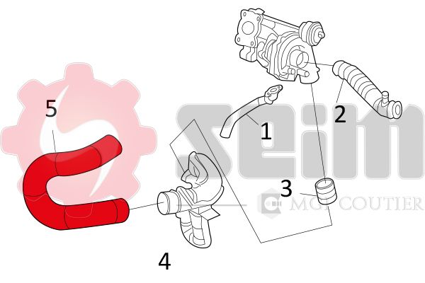 SEIM 981155 Charge Air Hose