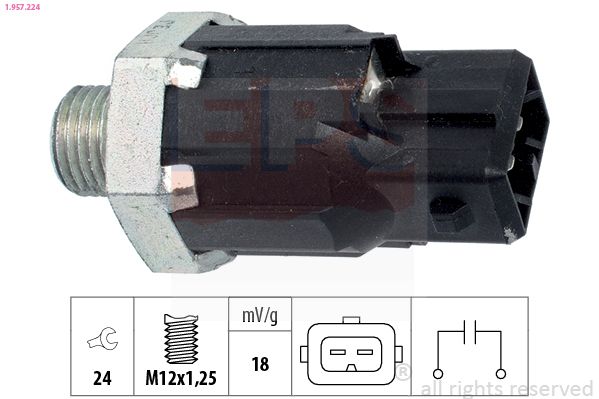 EPS RENAULT датчик детонації Duster, Logan, NISSAN Kubistar 1.5dCi.