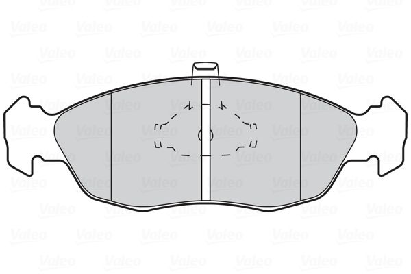 VALEO 301074 Brake Pad Set, disc brake