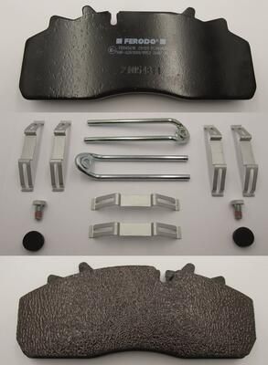 Sada brzdových destiček, kotoučová brzda FCV4043B