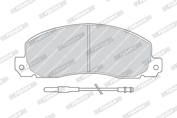 FERODO Plaquettes de frein à disque FVR414