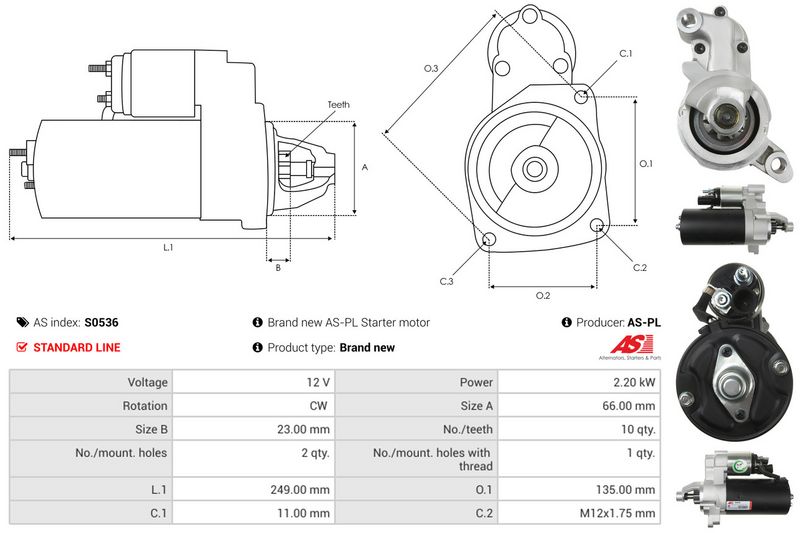 AS-PL S0536 Starter