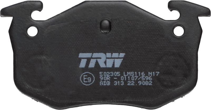 Piduriklotsi komplekt, ketaspidur, TRW GDB313