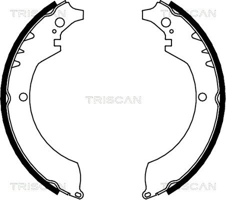 TRISCAN fékpofakészlet 8100 41419