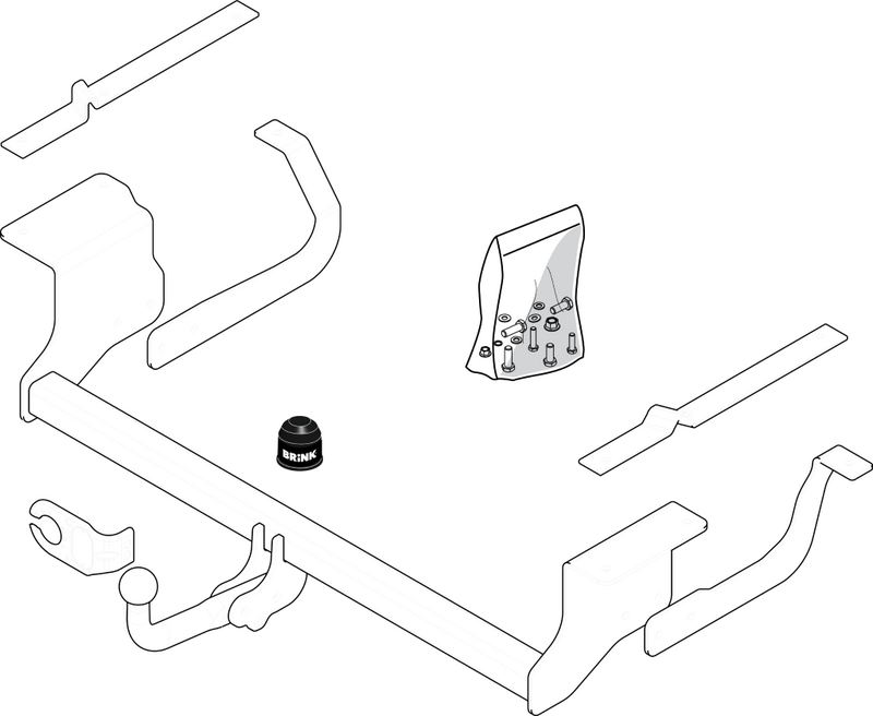 BRINK 414500 Trailer Hitch