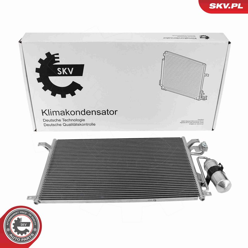 ESEN SKV 86SKV609 Condenser, air conditioning