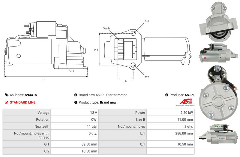 AS-PL S9441S Starter