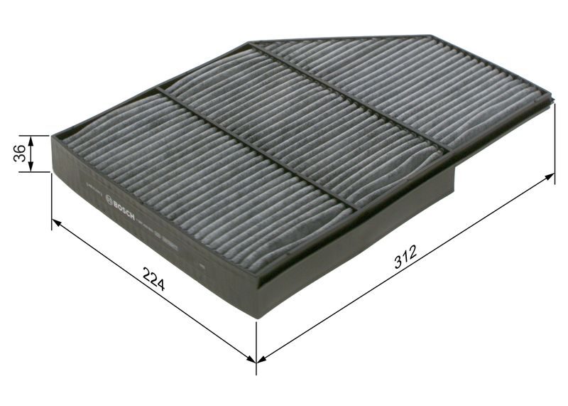 BOSCH 1 987 435 603 Filter, cabin air