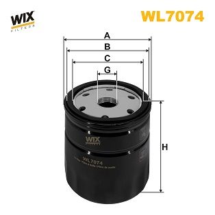 Wix Filters Oil Filter WL7074
