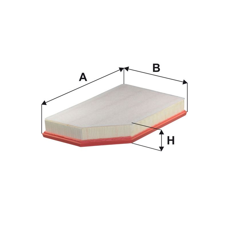 Luchtfilter (Patroon) past: VOLVO S60 I, S60 II, S80 II, V60 I, V70 II, V70 III, XC60 I, XC70 II 1.5-4.4 11.99-12.18