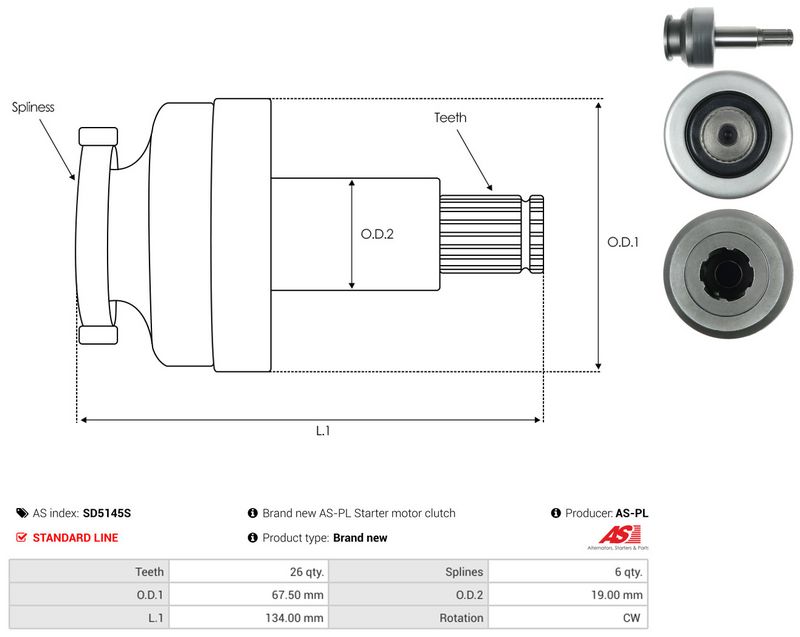 Vabajooks, starter, AS-PL SD5145S