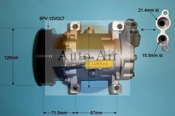 Auto Air Gloucester 14-1452P Compressor, air conditioning