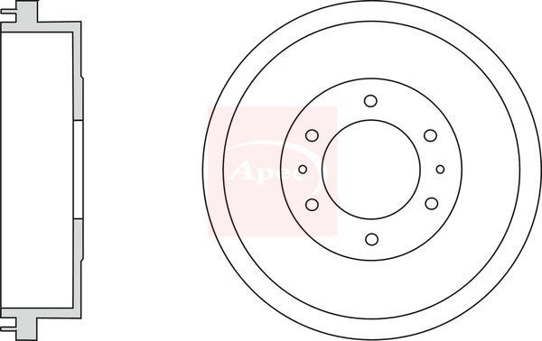 APEC Brake Drum DRM9950