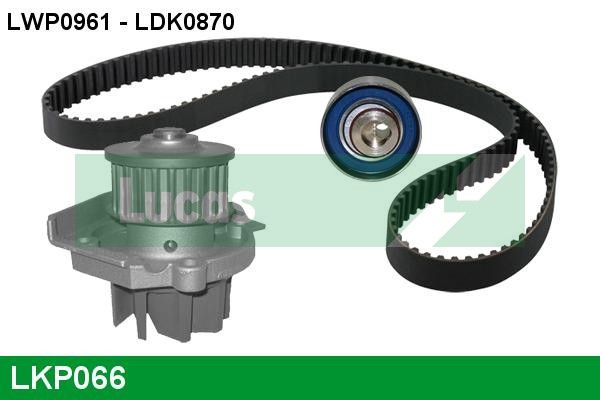 LUCAS Vízpumpa + fogasszíj készlet LKP066