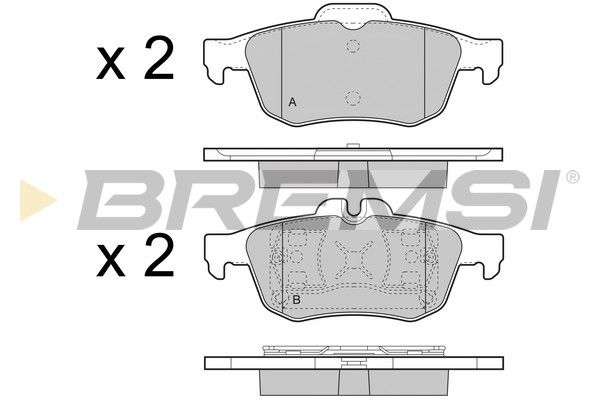 тормозные колодки зад. Renault Latitude 11-(ATE) (123,1x50,6x16,9)