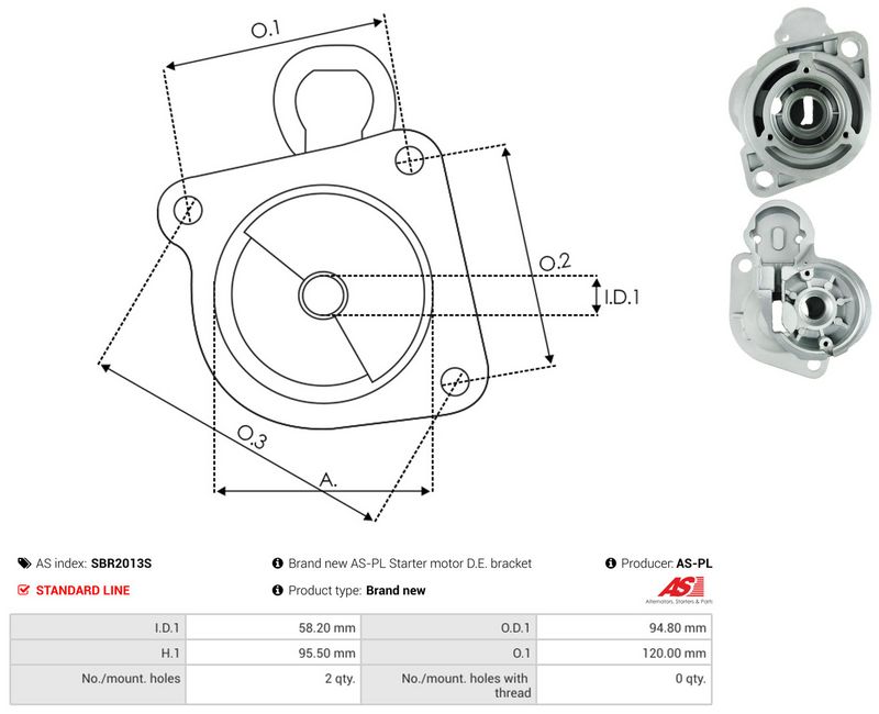 AS-PL SBR2013S Starter Lid, carburettor