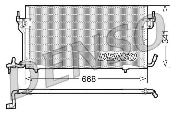 DENSO kondenzátor, klíma DCN21011