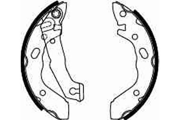 TRW GS8568 Brake Shoe Set