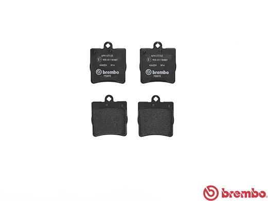 BREMBO P 50 072 Brake Pad Set, disc brake