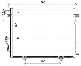 AVA QUALITY COOLING kondenzátor, klíma MT5231D