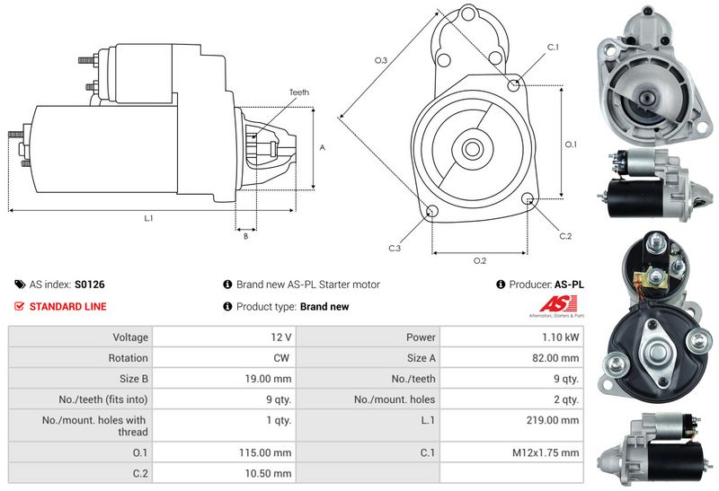 AS-PL S0126 Starter
