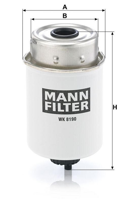 Brandstoffilter (geschroefd)